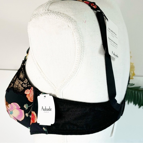 Aubade Sweet Folk Padded Plunge Bra! 32 - Picture 6 of 12